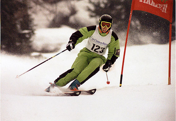 Andrea Appiani in gara nel Circuito Monzese 1988